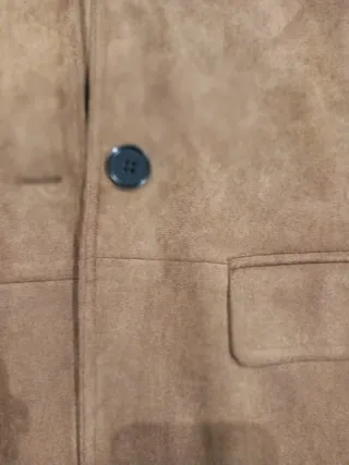 Abrigo efecto ante Zara camel tallaS sin estrenar