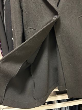 Abrigo Negro Stradivarius