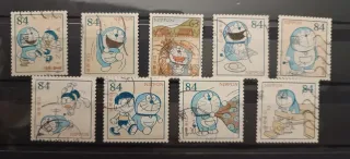 Sellos Japón dibujos  Varias series