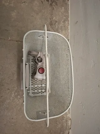 Cesta Bici Paseo Btwin Blanca