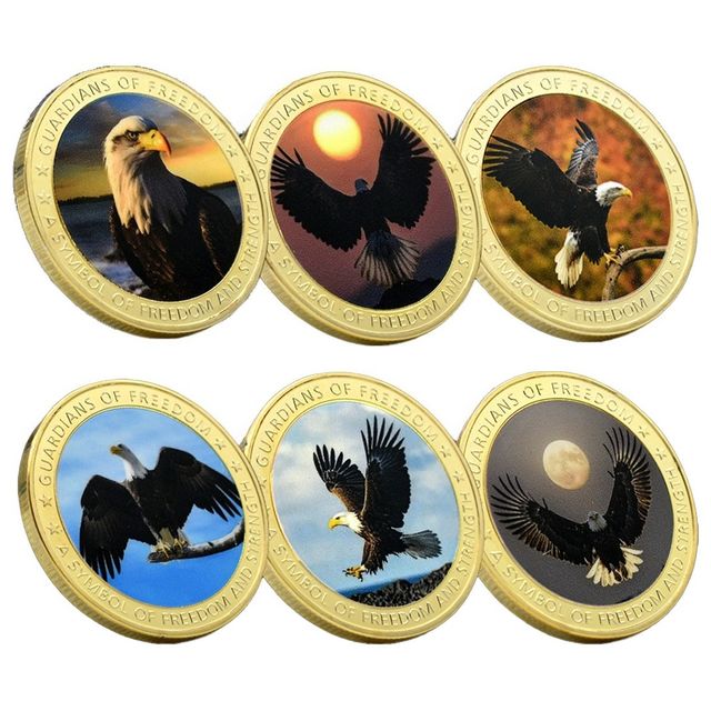LOTE ÁGUILA 6 MONEDAS DE COLECCIÓN