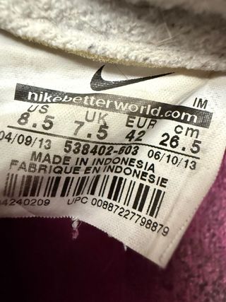 Deportivas Nike Moradas Talla 42