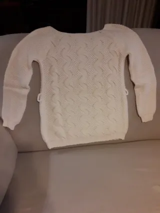 Jersey mujer punto trenzado talla M