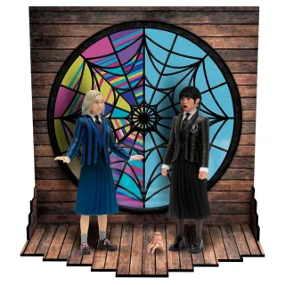 Set 2 Figuras Wednesday & Enid