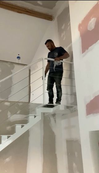 Escaleras de hierro para interior y exterior