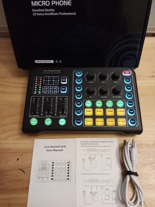 Tarjeta de Sonido Live para Podcast