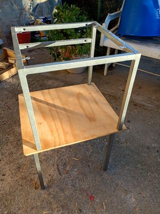 Estructura metálica para mueble