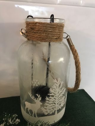 Farolillo Navideño Cristal y Cuerda