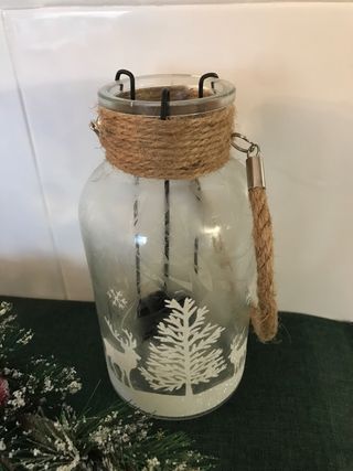 Farolillo Navideño Cristal y Cuerda