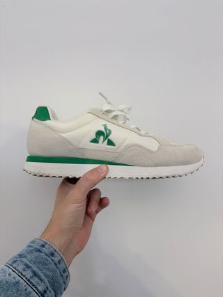 Zapatillas Le Coq Sportif Blancas y Verdes
