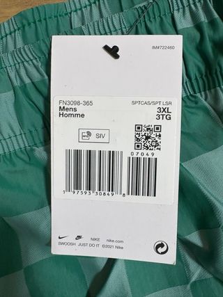 Pantaloncini Nike Uomo Taglia XXXL