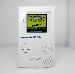 Nintendo Gameboy DMG Bianco con Schermo IPS Q5