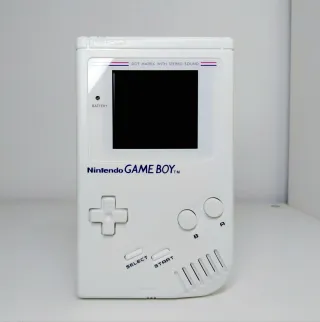 Nintendo Gameboy DMG Bianco con Schermo IPS Q5