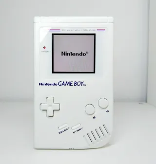 Nintendo Gameboy DMG Bianco con Schermo IPS Q5