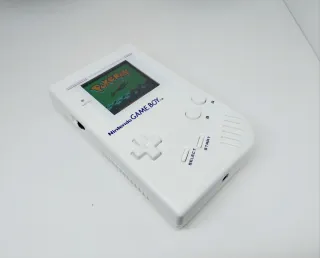 Nintendo Gameboy DMG Bianco con Schermo IPS Q5