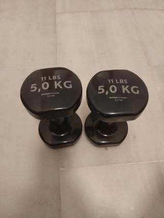 Mancuernas 5kg (11 LBS) Decathlon