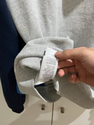 Sudadera Lacoste cremallera multicolor