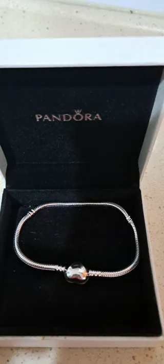Pulsera Pandora Corazón Brillante