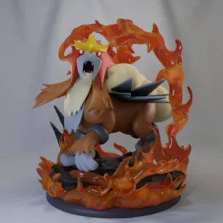 FIGURA ENTEI POKÉMON RESINA 3D