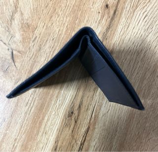 Cartera billetero de Piel Azul