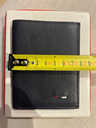 Cartera billetero de Piel Azul