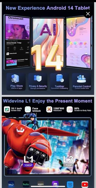 Tablet DEERTIME E6 Azul