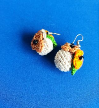Pendientes Crochet Hechos a Mano