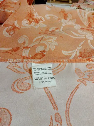 Copripoltrona con cuscino fantasia floreale