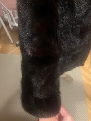 Abrigo corto piel tipo vison