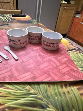 Set 6 Ciotoline Gelato/Dessert Design Divertente