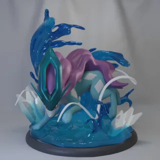 FIGURA SUICINE POKEMON RESINA 3D