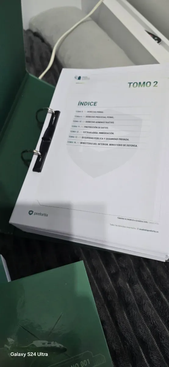 Temario guardia civil