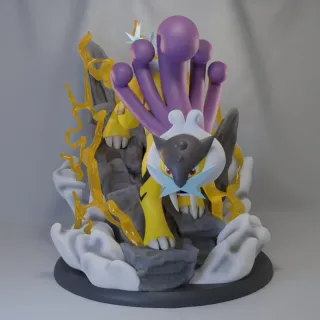 FIGURA RAIKOU POKEMON RESINA 3D