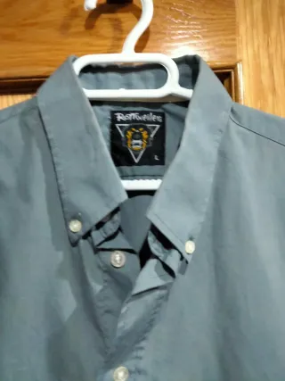 Camisa Rottweiler Gris y Roja