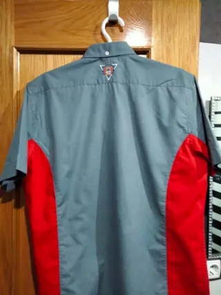 Camisa Rottweiler Gris y Roja