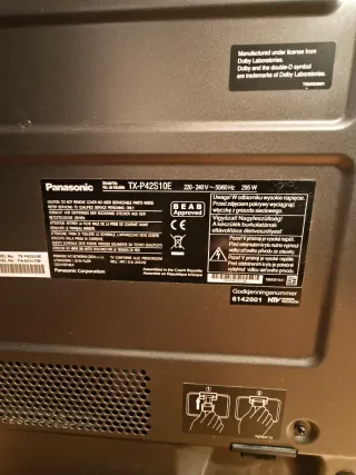 Televisor Panasonic Vieta 37 Negro