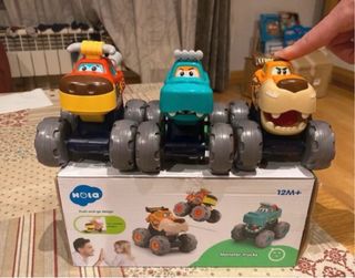 3 Camiones Monster Truck Hola