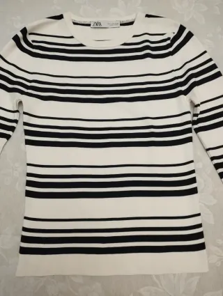 Jersey Zara Rayas Finas Talla S