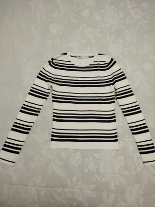 Jersey Zara Rayas Finas Talla S