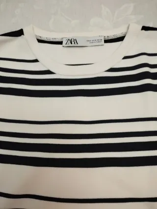 Jersey Zara Rayas Finas Talla S