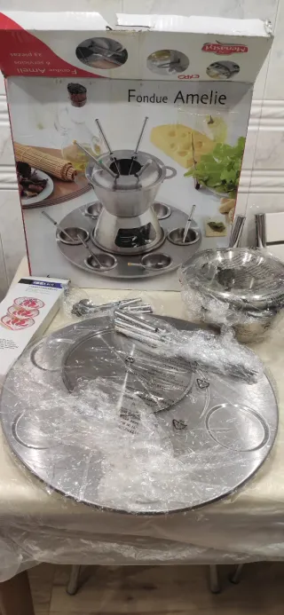 Set Fondue Amelie 6 servicios