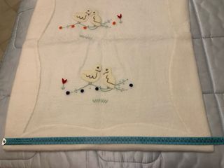 Copertina culla invernale con uccellini