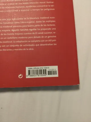 El conde Lucanor, ESO. Material auxiliar (Spani...