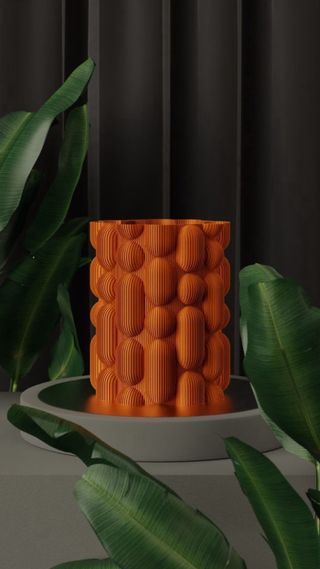 Vaso Design Arancione