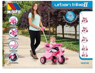 Triciclo Molto rosa para niños