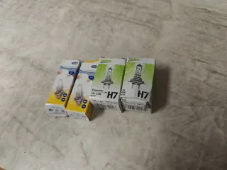 Bombillas H1 y H7 para coche/moto