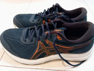 Zapatillas Asics Gel Azul y Naranja