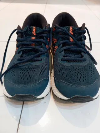 Zapatillas Asics Gel Azul y Naranja