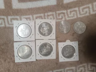 Monedas Plata Olimpiadas Moscú 1980