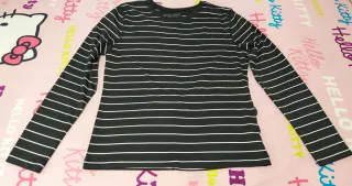 Camiseta de rayas manga larga